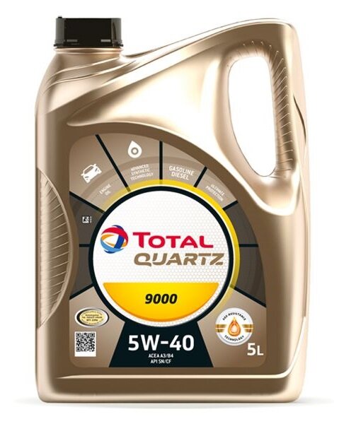 TOTAL QUARTZ 9000 5W40 5L