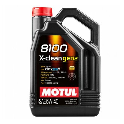 Motul 8100 X-CLEAN GEN2 5W40 5L