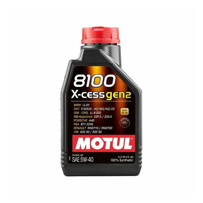 Motul 8100 X-CESS GEN2 5W40 1L