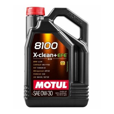 Motul 8100 XCLEAN+ EFE 0W30 5L